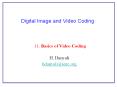 Digital Image and Video Coding PowerPoint PPT Presentation
