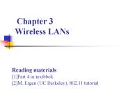 Chapter 3 Wireless LANs