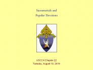 Sacramentals and Popular Devotions