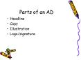 Parts of an AD PowerPoint PPT Presentation