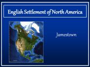 English Settlement of North America