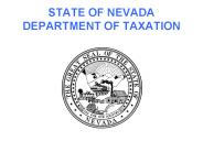 STATE OF NEVADA DEPARTMENT OF TAXATION