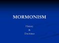 MORMONISM PowerPoint PPT Presentation