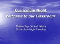 Welcome to our Classroom! PowerPoint PPT Presentation