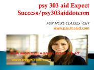 psy 303 aid Expect Success/psy303aiddotcom