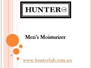 Men’s Moisturizer - hunterlab.com.au