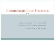 API para Protocolos Internet