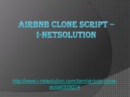 Airbnb Clone Script - i-Netsolution