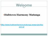 Hubtown Harmony Matunga a luxury project