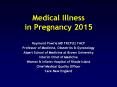 Medical Illness in Pregnancy 2015 PowerPoint PPT Presentation