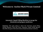 Fluid Bed Dryer, Automatic Liquid Filling Machine