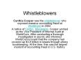 Whistleblowers PowerPoint PPT Presentation