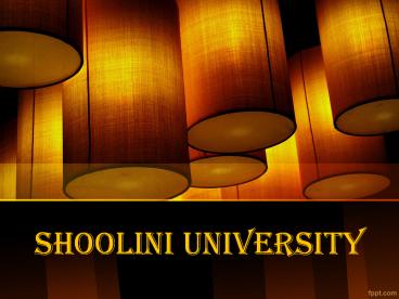 Biotechnology University