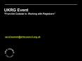 UKRG Event  PowerPoint PPT Presentation