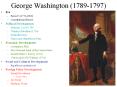 George Washington (1789-1797) PowerPoint PPT Presentation
