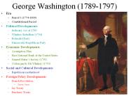 George Washington (1789-1797)