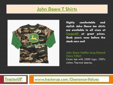 John deere t shirts