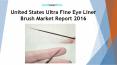 United States Ultra Fine Eye Liner Brush Market Report 2016 PowerPoint PPT Presentation