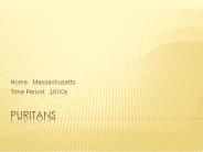 Puritans