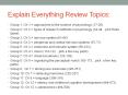 Explain Everything Review Topics: PowerPoint PPT Presentation