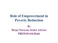 Role%20of%20Empowerment%20in%20Poverty%20Reduction PowerPoint PPT Presentation