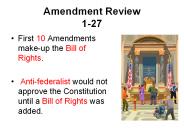 Amendment Review 1-27