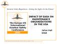 IMPACT OF EASA ON MAINTENANCE ORGANISATIONS IN THE USA PowerPoint PPT Presentation