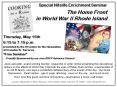 Special Nitelife Enrichment Seminar  The Home Front in World War II Rhode Island PowerPoint PPT Presentation
