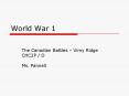 World War 1 PowerPoint PPT Presentation