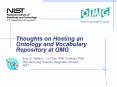 Thoughts on Hosting an Ontology and Vocabulary Repository at OMG PowerPoint PPT Presentation