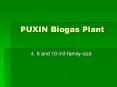 PUXIN Biogas Plant PowerPoint PPT Presentation