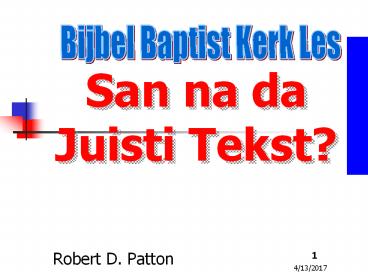 San na da Juisti Tekst?