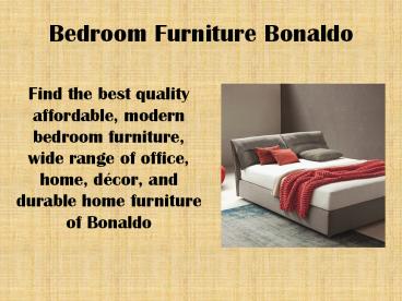 Bedroom Furniture Bonaldo