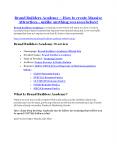 Brand Builders Academy Review-(FREE) $32,000 Bonus & Discount PowerPoint PPT Presentation