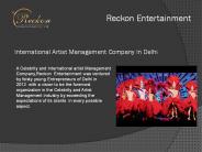 International Artist Management Company In Delhi