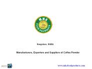 Coffee Powder Manufacturers