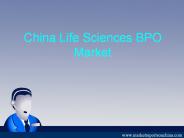 China Life Sciences BPO Market