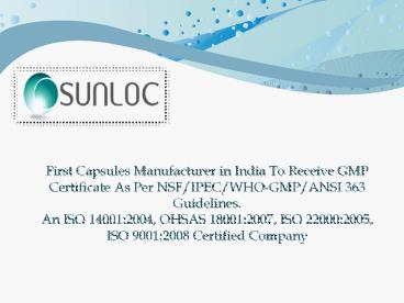 Flavored Capsules Benefits