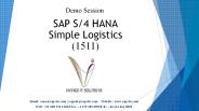 Best SAP S4 HANA Simple Logistics Online Training Institute-sapvits