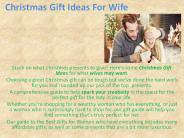 christmas gifts for wife