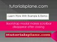 Bootstrap modal makes scrollbar disappear after closing | tutorialsplane.com PowerPoint PPT Presentation