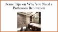 Some Tips on Why You Need a Bathroom Renovation PowerPoint PPT Presentation