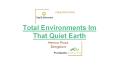 Total Environment In That Quiet Earth PowerPoint PPT Presentation