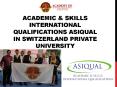 Academic & Skills International Qualifications ASIQUAL  in SWITZERLAND Private UNIVERSITY PowerPoint PPT Presentation
