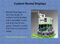 Custom Rental Displays PowerPoint PPT Presentation