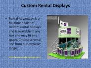 Custom Rental Displays