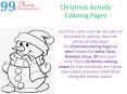 Christmas Activity Coloring Pages PowerPoint PPT Presentation