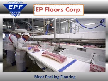 meat packing flooring