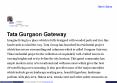 Tata Gurgaon Gateway review PowerPoint PPT Presentation