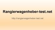 Rangierwagenheber Test